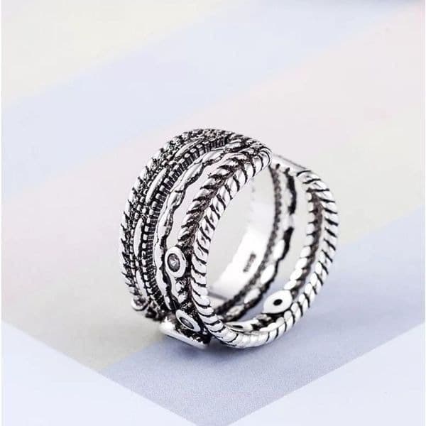 The Queen Ring in 925 silver and cubic zirconia - Thumbnail 6