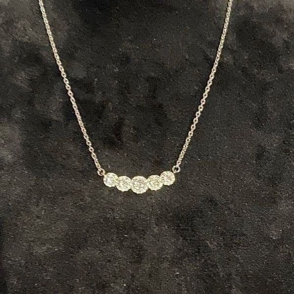 The Smith Cubic Zirconia and 925 Silver Pendants Necklace - Thumbnail 11