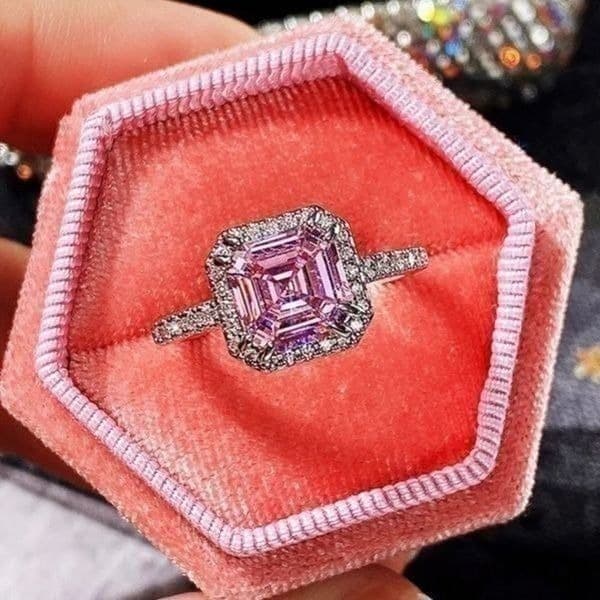 The Valiant Ring in Pink Sapphire & 925 size 7 - Thumbnail 8