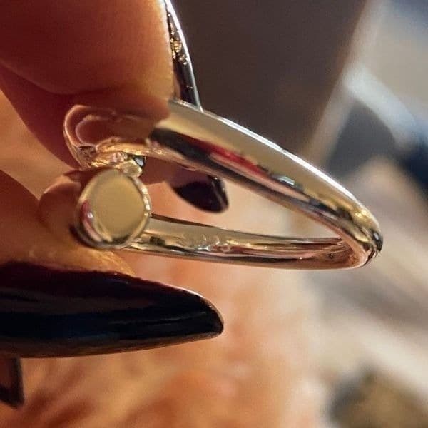 The Axis 925 adjustable modern statement ring - Thumbnail 8