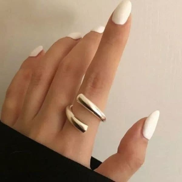 The Axis 925 adjustable modern statement ring - Thumbnail 7