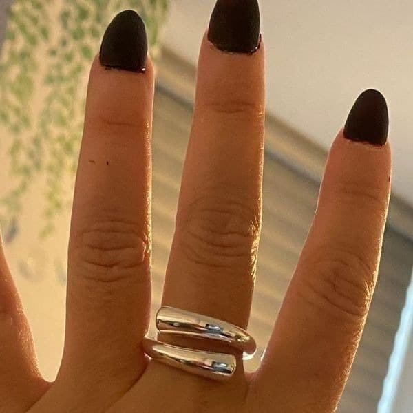 The Axis 925 adjustable modern statement ring - Thumbnail 4