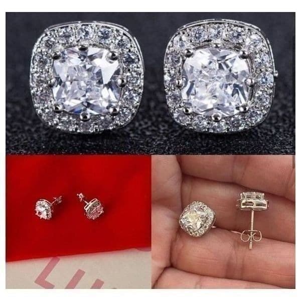 The Classical zircon studs in Sterling Silver - Thumbnail 3