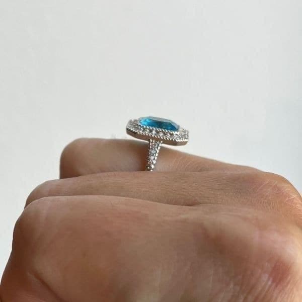 The Heirloom Topaz Ring in 925 sz 7 - Thumbnail 2