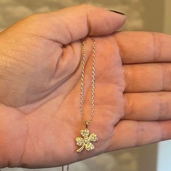 The Lucky Charm Pendant necklace in 18k rose gold over silver - Thumbnail 12