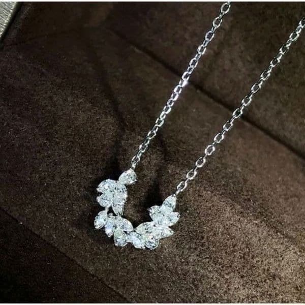 The Ivy Cubic Zirconia 925 pendant Necklace - Thumbnail 7