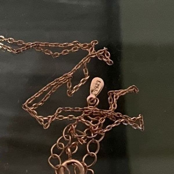 The Lucky Charm Pendant necklace in 18k rose gold over silver - Thumbnail 7