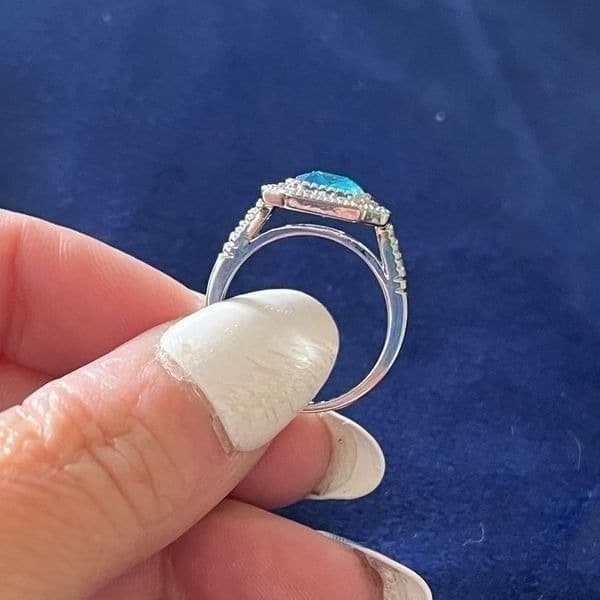 The Heirloom Topaz Ring in 925 sz 7 - Thumbnail 9