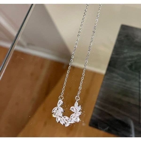 The Ivy Cubic Zirconia 925 pendant Necklace - Thumbnail 6