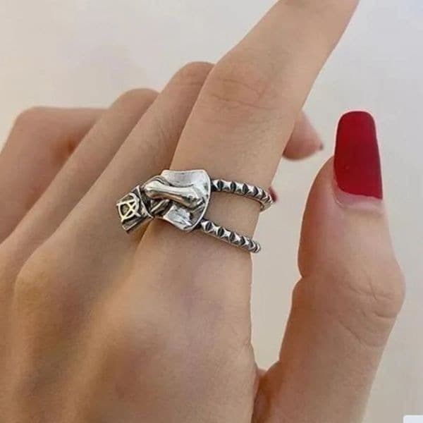 The zip it ring in 925 silver - Thumbnail 3