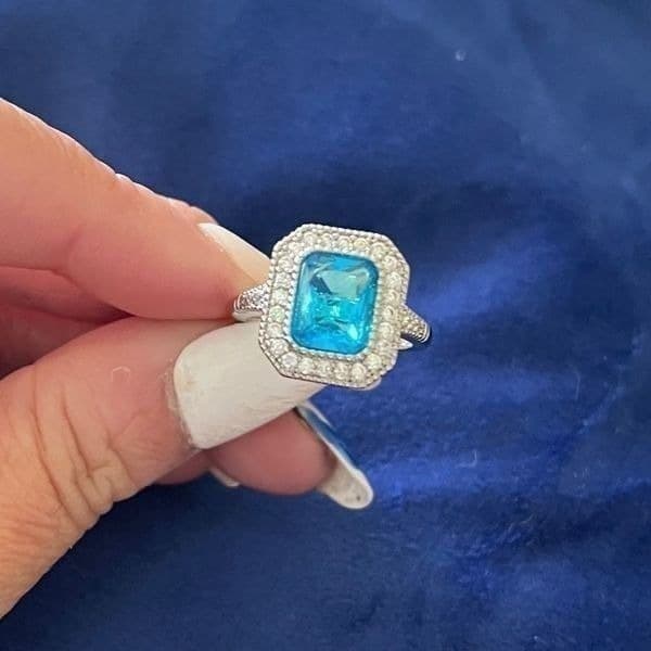 The Heirloom Topaz Ring in 925 sz 7 - Thumbnail 10