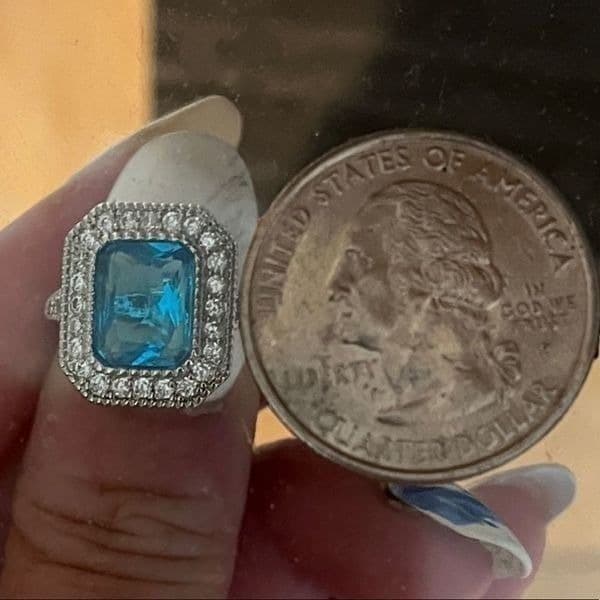 The Heirloom Topaz Ring in 925 sz 7 - Thumbnail 6
