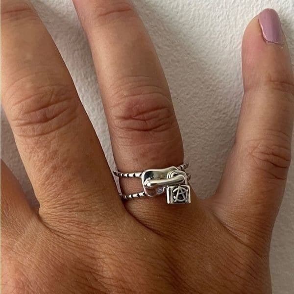 The zip it ring in 925 silver - Thumbnail 4