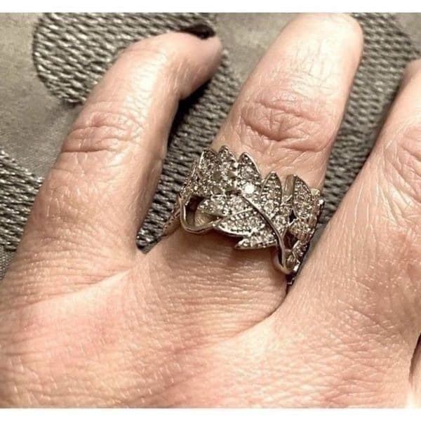 The Decadence butterfly statement ring in 925 sz 8 - Thumbnail 2