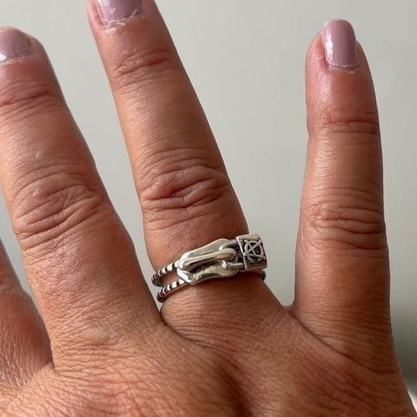 The zip it ring in 925 silver - Thumbnail 8
