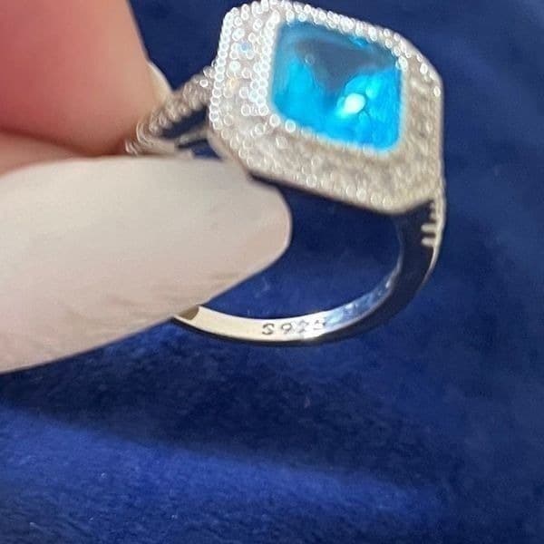 The Heirloom Topaz Ring in 925 sz 7 - Thumbnail 11