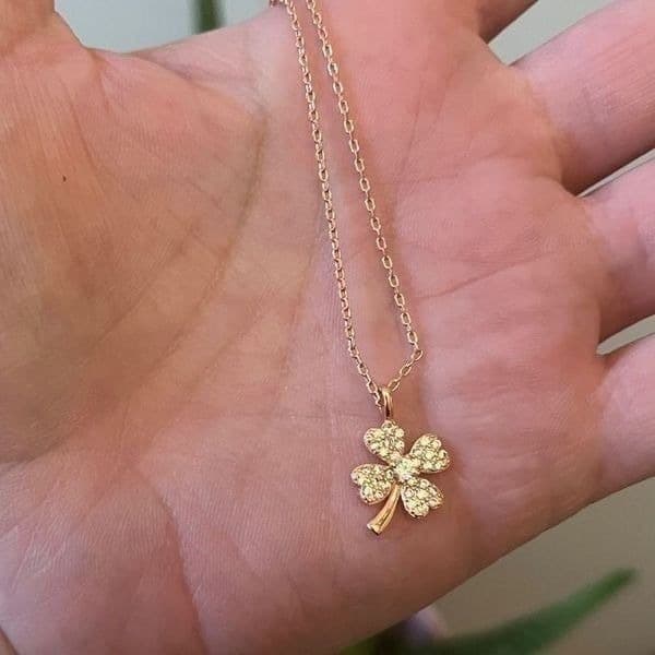 The Lucky Charm Pendant necklace in 18k rose gold over silver - Thumbnail 11