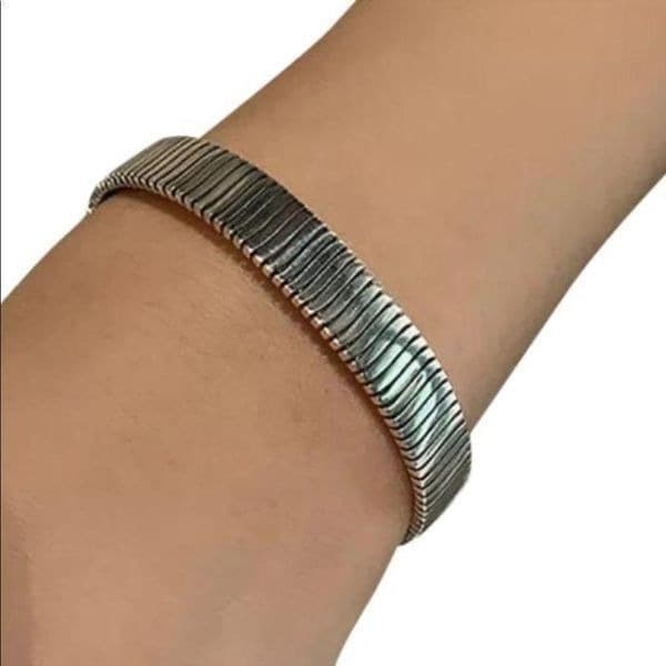 The Minimalist Cuff Bracelet in 925 open, adjustable unisex - Image 1