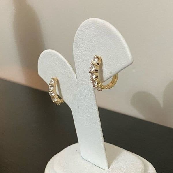 The Icon Pretty 14k Gold plated hoop earrings - Thumbnail 8
