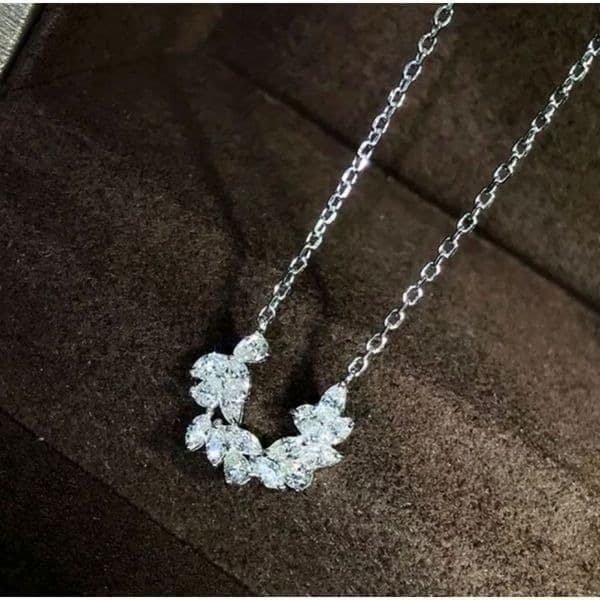 The Ivy Cubic Zirconia 925 pendant Necklace - Thumbnail 7