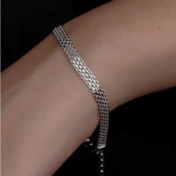 The Smooth As Silk 925 silver chain bracelet - Thumbnail 8