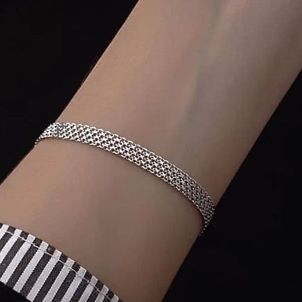 The Smooth As Silk 925 silver chain bracelet - Thumbnail 9