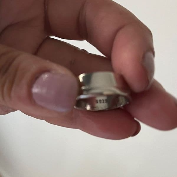 The Energy Band Ring in 925 silver adjustable - Thumbnail 4