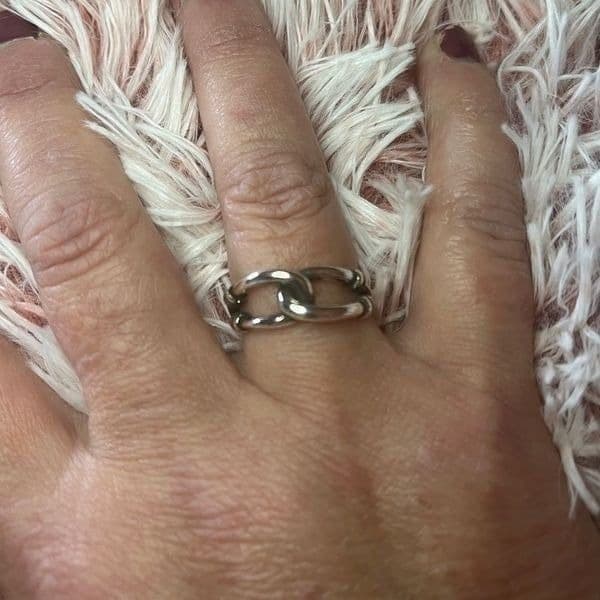 The Tie Me In Knots Ring, adjustable in 925 silver - Thumbnail 6