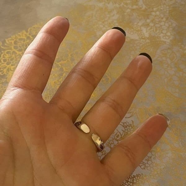 The Dainty Weave Ring in antiqued 925 silver - Thumbnail 9