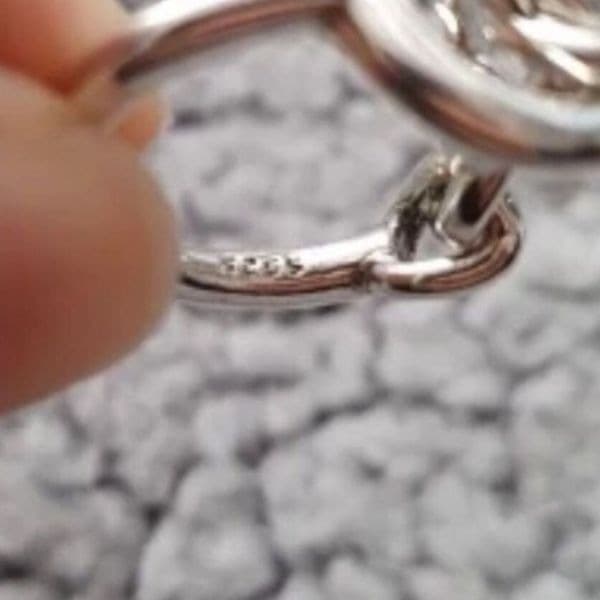 Oversized Toggle Ring in 925 silver - Thumbnail 8