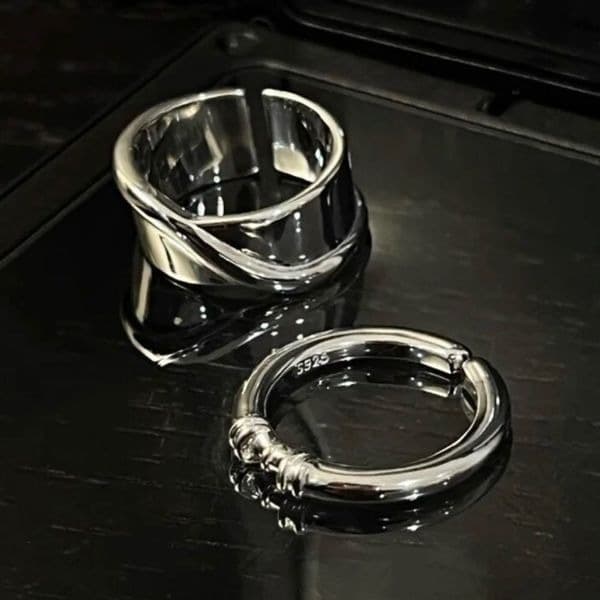 The Energy Band Ring in 925 silver adjustable - Thumbnail 10
