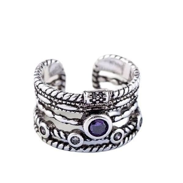 The Queen Aria Ring in 925 silver and cubic zirconia - Thumbnail 4