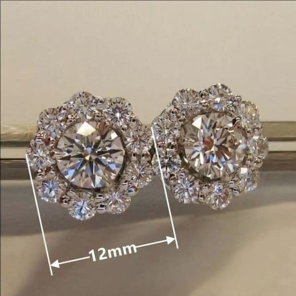 The Sunflower 925 Silver earrings - Thumbnail 3