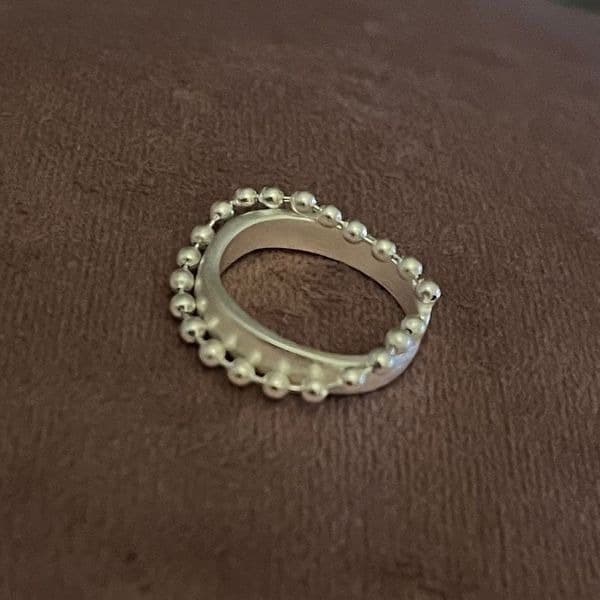 The Modern Chain Ring adjustable in 925 silver - Thumbnail 9