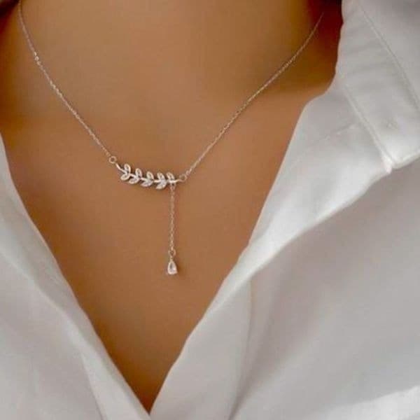 The Elegant Ivy 925 Cubic Zirconia Constellation dangling star necklace - Image 1