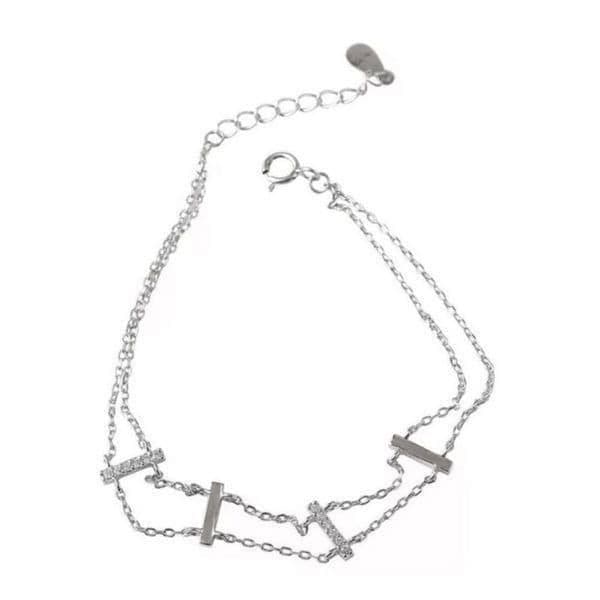 The Something New Bracelet in silver and cubic zirconia - Thumbnail 3