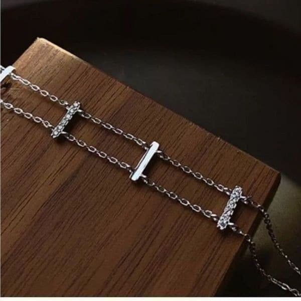 The Something New Bracelet in silver and cubic zirconia - Thumbnail 2