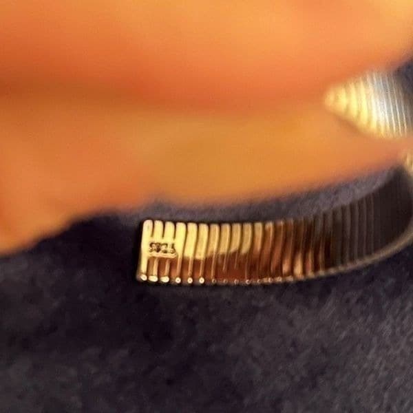 The Minimalist Cuff Bracelet in 925 open, adjustable unisex - Thumbnail 11