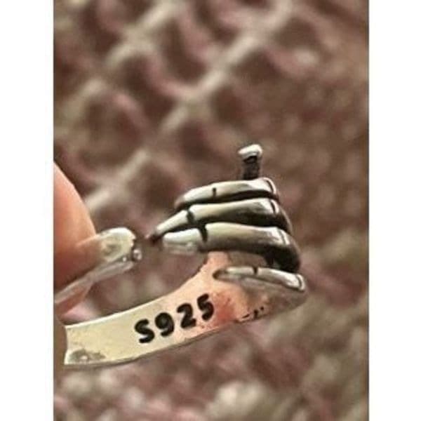 The Skeleton Ring in 925 - Thumbnail 8