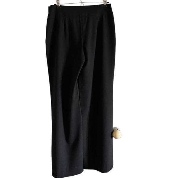 D&G black wide leg pants size 10 - Thumbnail 2