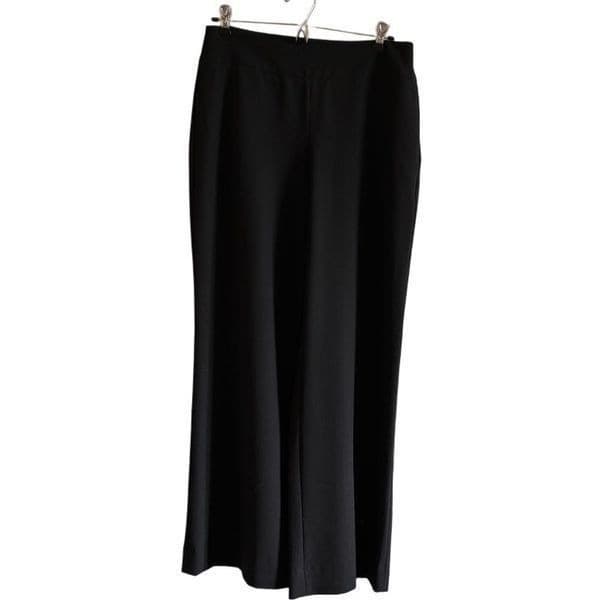 D&G black wide leg pants size 10 - Image 1