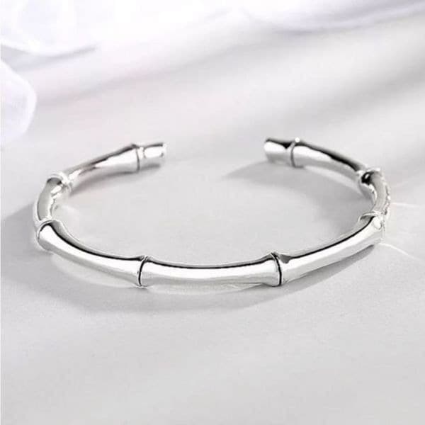 The Bamboo II Cuff Bracelet in 925 silver - Image 1