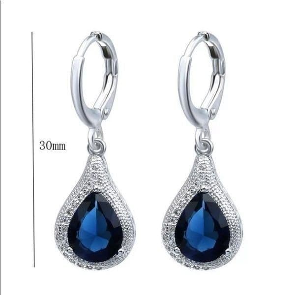 The Inspiration Drop Earrings 925 topaz - Thumbnail 4