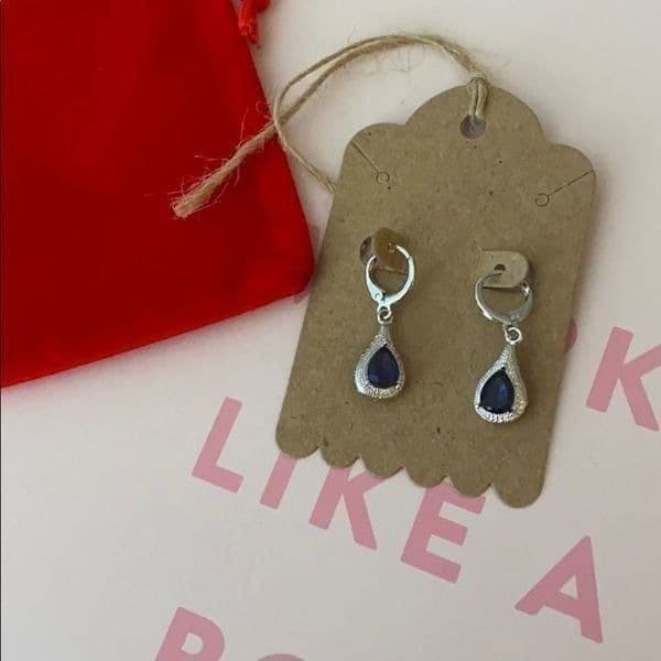 The Inspiration Drop Earrings 925 topaz - Thumbnail 7