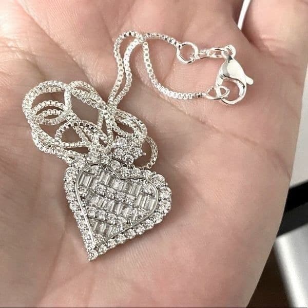 Heart Of The Deal 925 Silver Pendant - Thumbnail 5