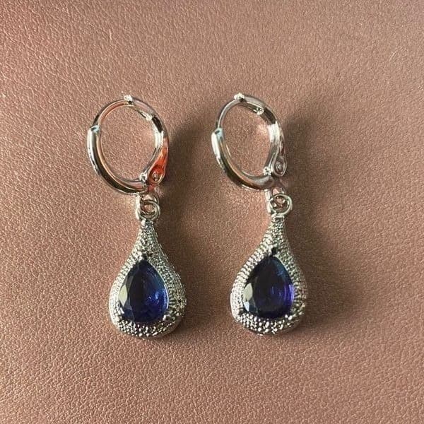 The Inspiration Drop Earrings 925 topaz - Thumbnail 8