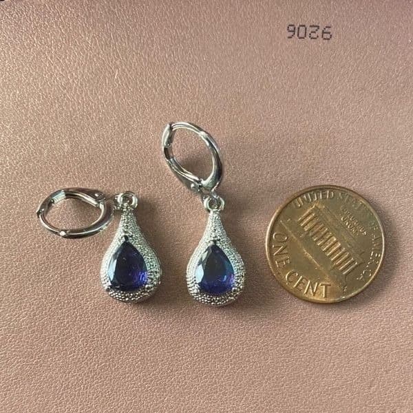 The Inspiration Drop Earrings 925 topaz - Thumbnail 9