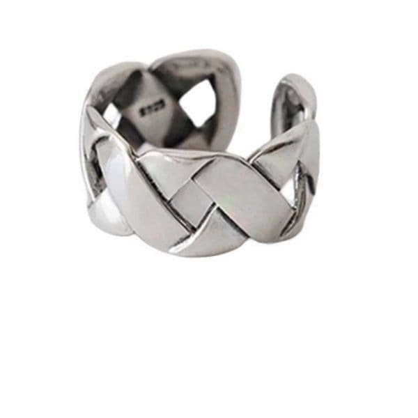 The Woven Beauty Ring in 925 silver - Thumbnail 2