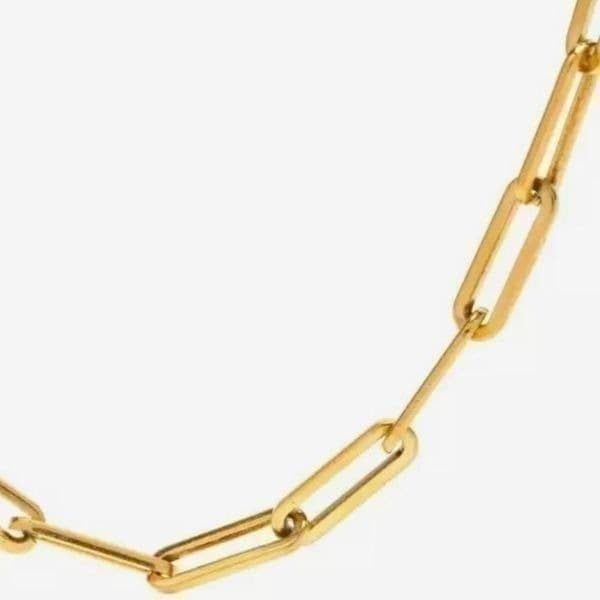 The Latest Obsession in Gold chain link necklace 925 - Thumbnail 6