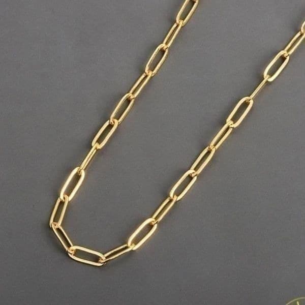 The Latest Obsession in Gold chain link necklace 925 - Thumbnail 3